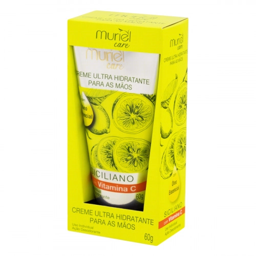 Creme Para As Mãos Ultra Hidratante Siciliano Muriel Care Bisnaga 60g