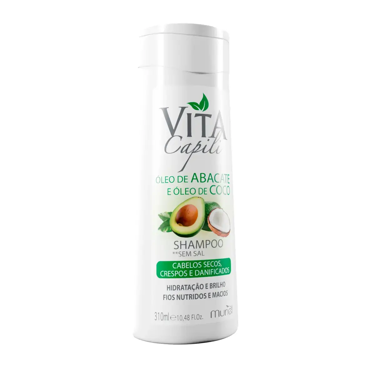 Shampoo Muriel Vita Capili Abacate Frasco 310ml