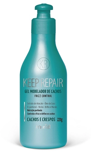 Gel Modelador Keep Repair 220g Cachos E Crespos