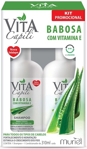 Kit Vita Capili Sh Cond 310ml Babosa C/vitamina E
