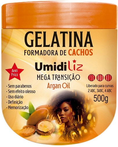 Gelatina Cap Umidiliz Mega Transicao 500ml