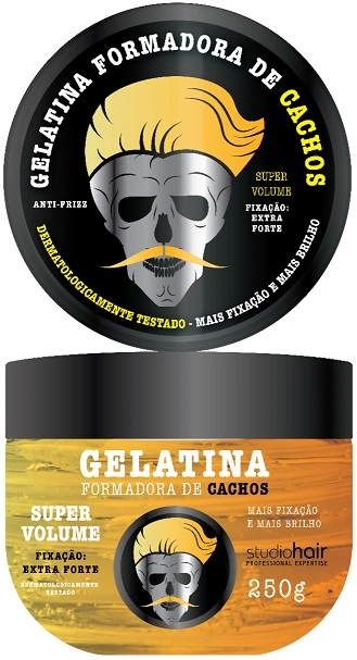 Gelatina Cap Studio Hair Super Volume Cachos 250gr