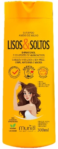 Sh Muriel Liso Solto Amido De Milho 300ml