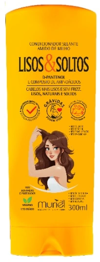 Cond Muriel Lisos E Soltos Amido De Milho 300ml