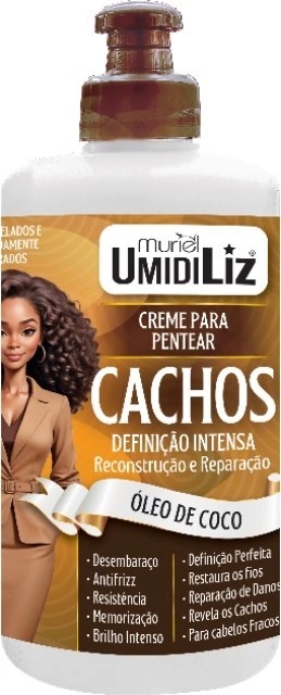 Cr Pentear Umidiliz Ol Coco Cach 300g