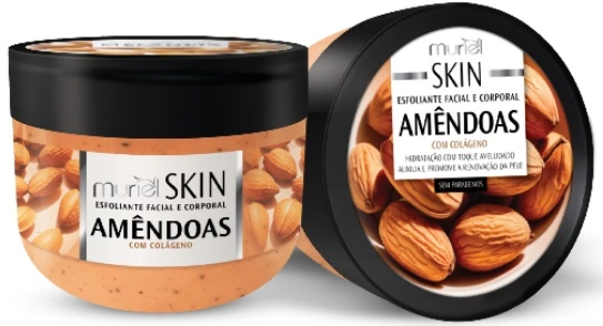 Esf.facial/corporal Muriel Skin Amendoas 250g