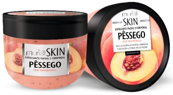 Esf.facial/corporal Muriel Skin Pessego 250g