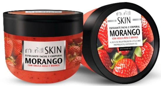 Esf.facial/corporal Muriel Skin Morango 250g