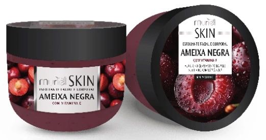 Creme Esfoliante Facial E Corporal Muriel Skin Ameixa Negra 250g