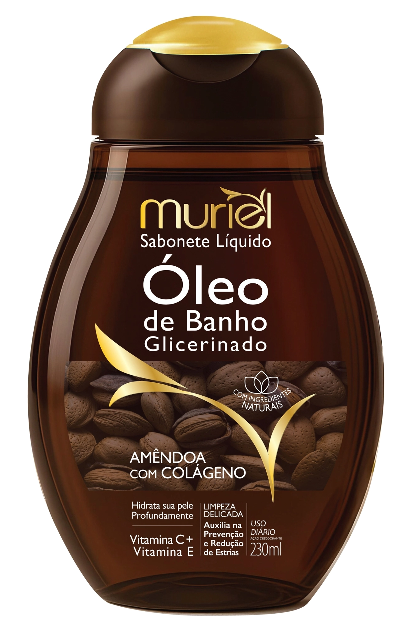 Sab Liq Oleo Banho Muriel 230ml Amend/colag