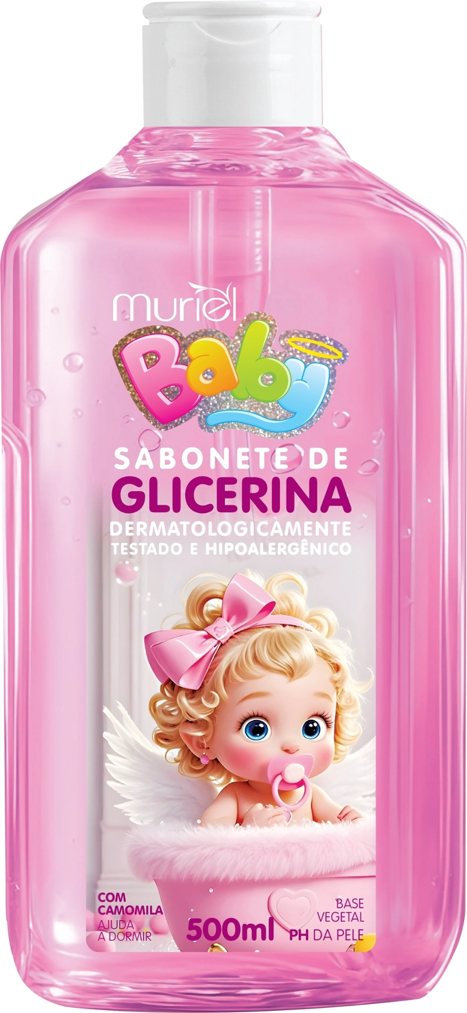 Sab Liq Glicerinado Muriel Baby 500ml Rosa