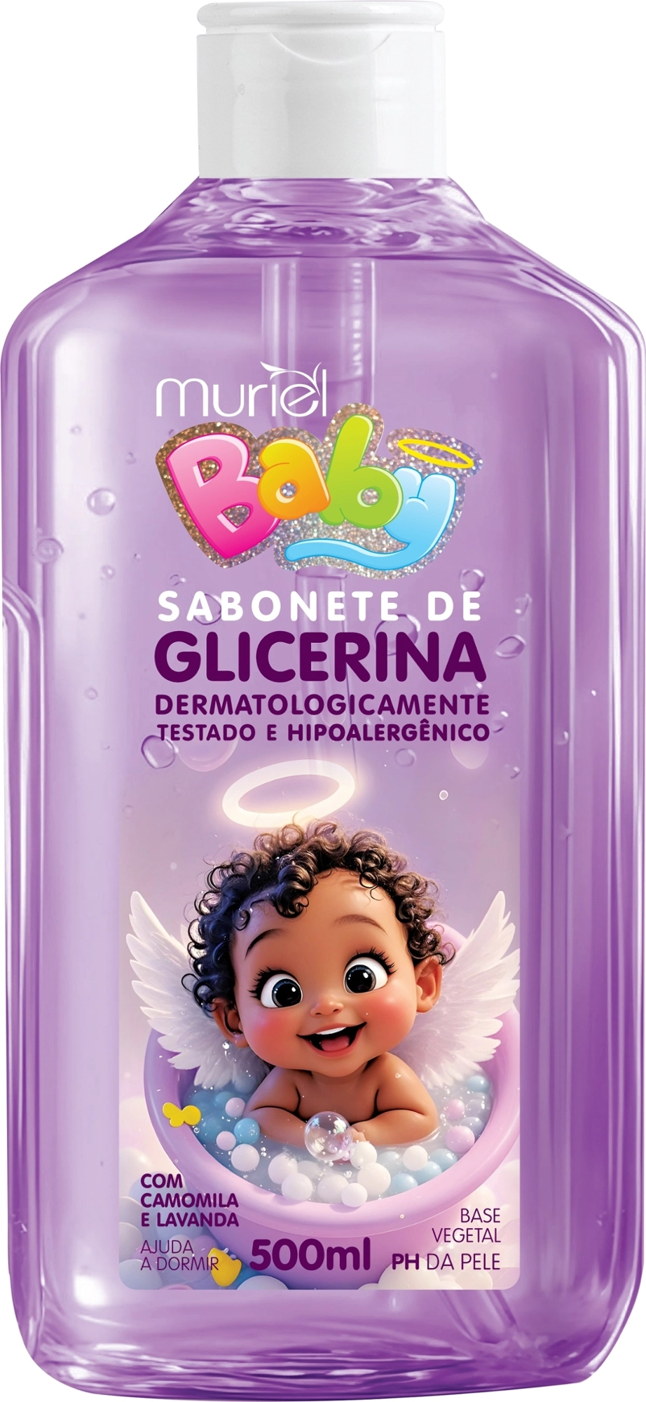 Sab Liq Glicerinado Muriel Baby 500ml Lavanda