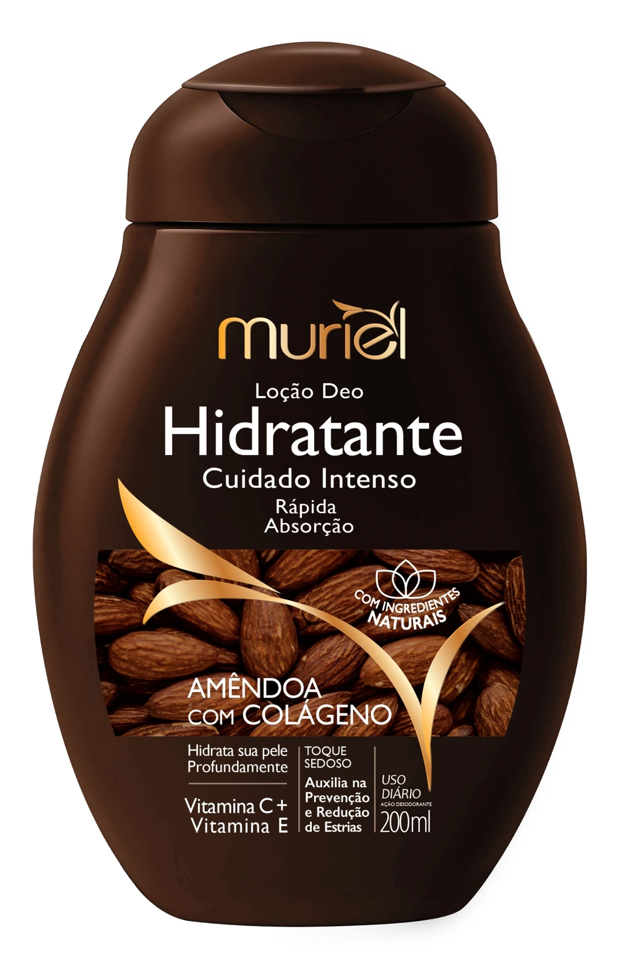 Locao Hidr Muriel 200ml Amendoas Com Colageno