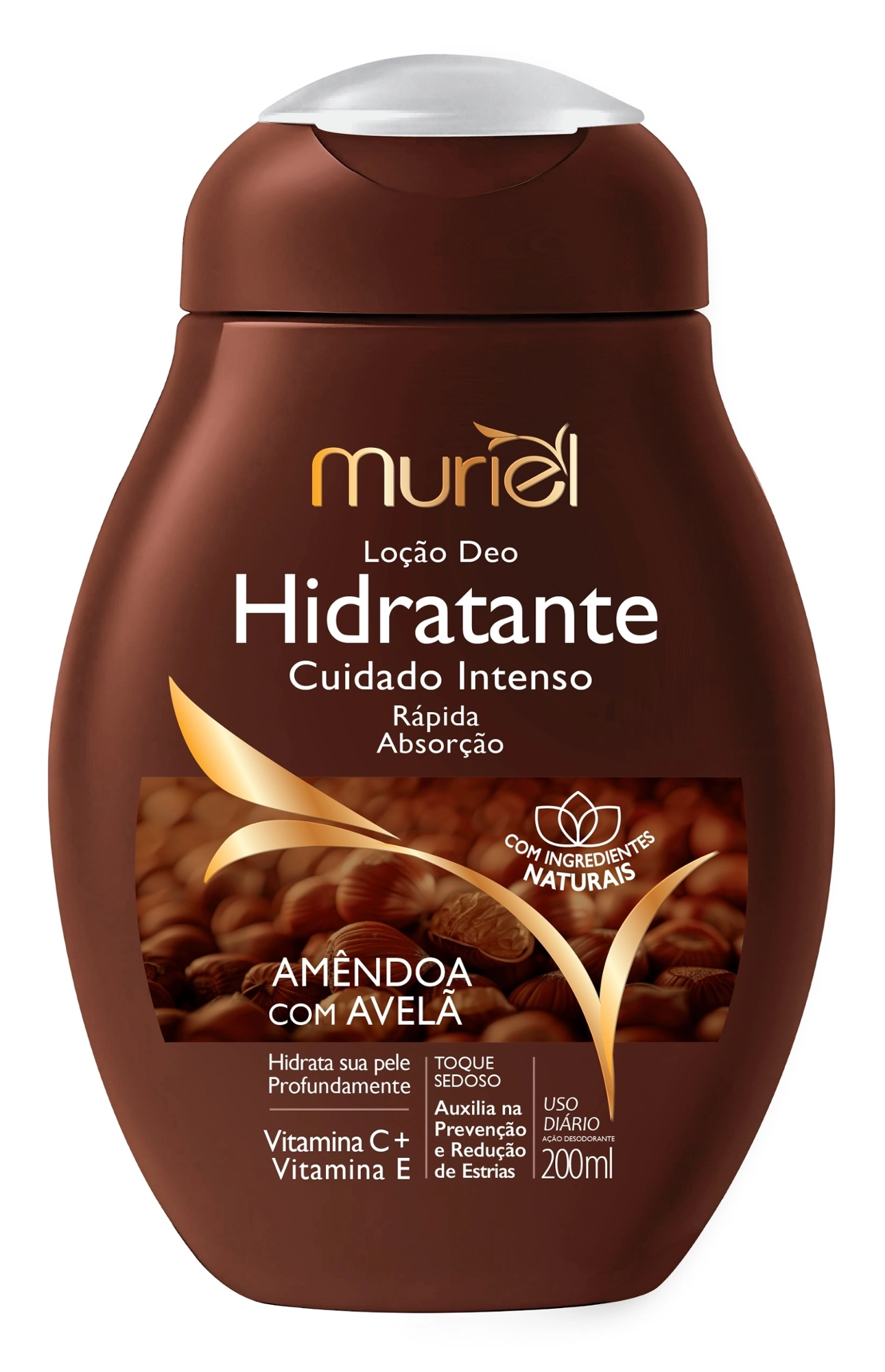 Locao Hidr Muriel 200ml Amendoa Com Avela