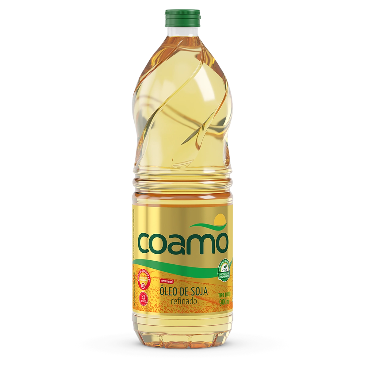 óleo De Soja Tipo 1 Coamo Garrafa 900ml