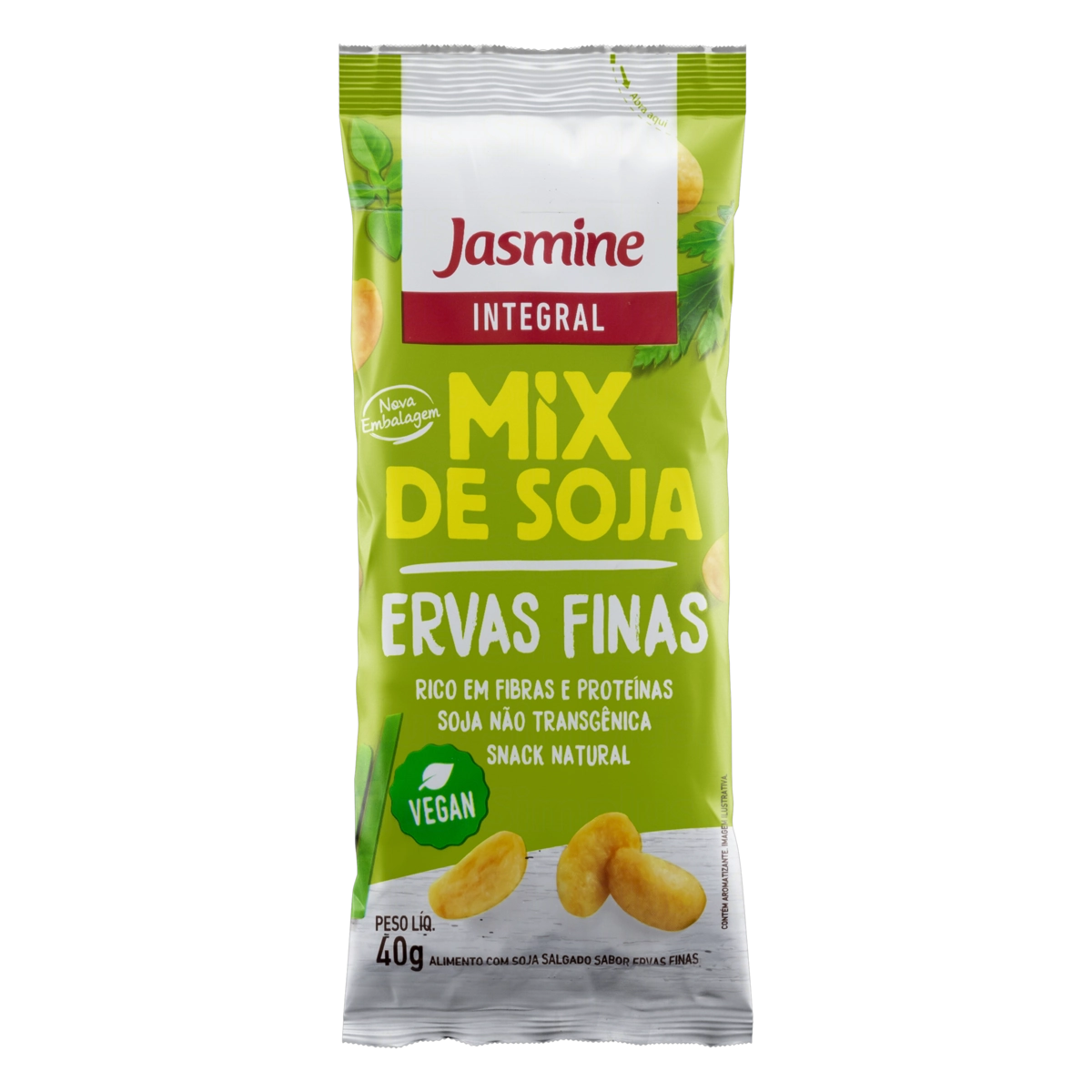 Mix De Soja Integral Ervas Finas Jasmine Pacote 40g