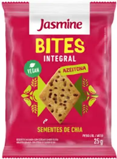 Bisc.jasmine Bites 25g S/gluten Int.azeitona