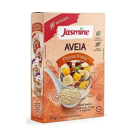 Aveia Em Flocos Finos Jasmine Caixa 170g