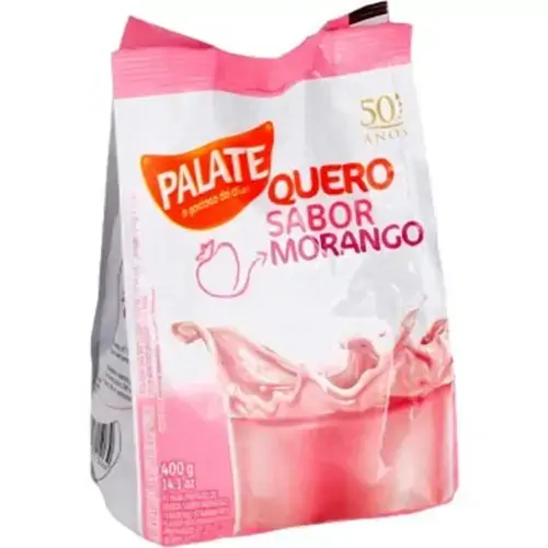 Achocolatado Palate Morango Sc 400gr