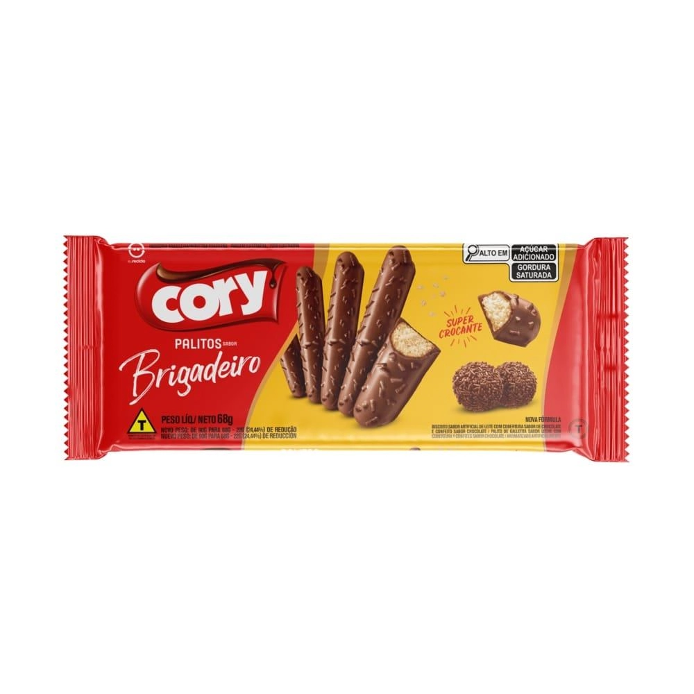 Bisc Palito Cory 68g Brigadeiro