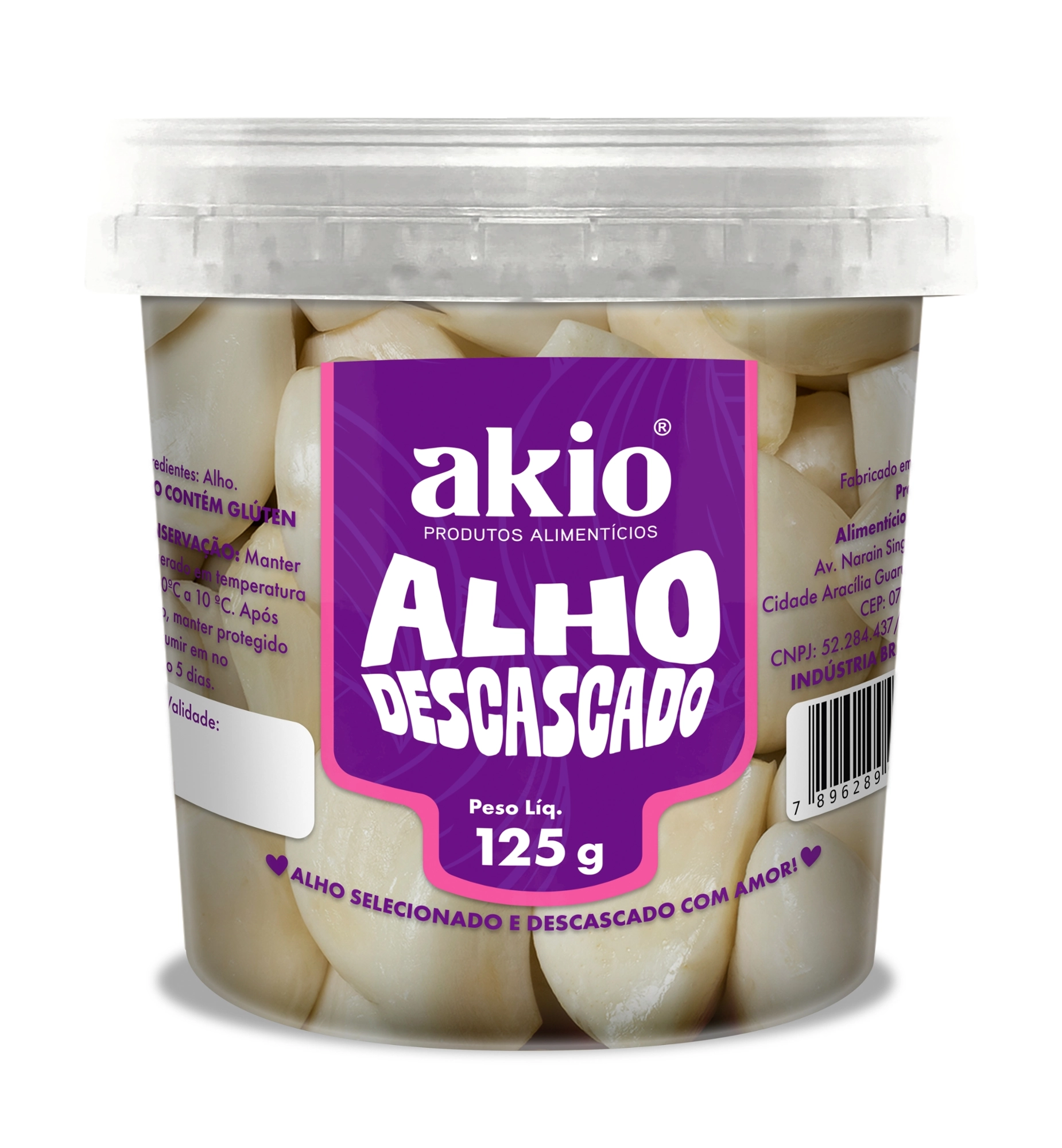 Alho Akio Descas Pote 125g