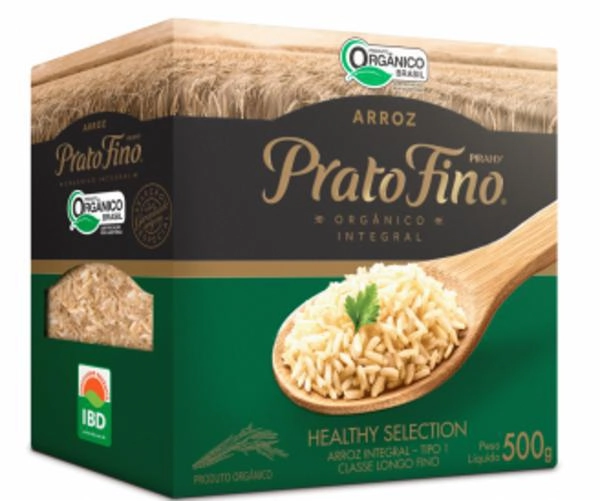 Arroz Prato Fino Orgânico Integral 500g