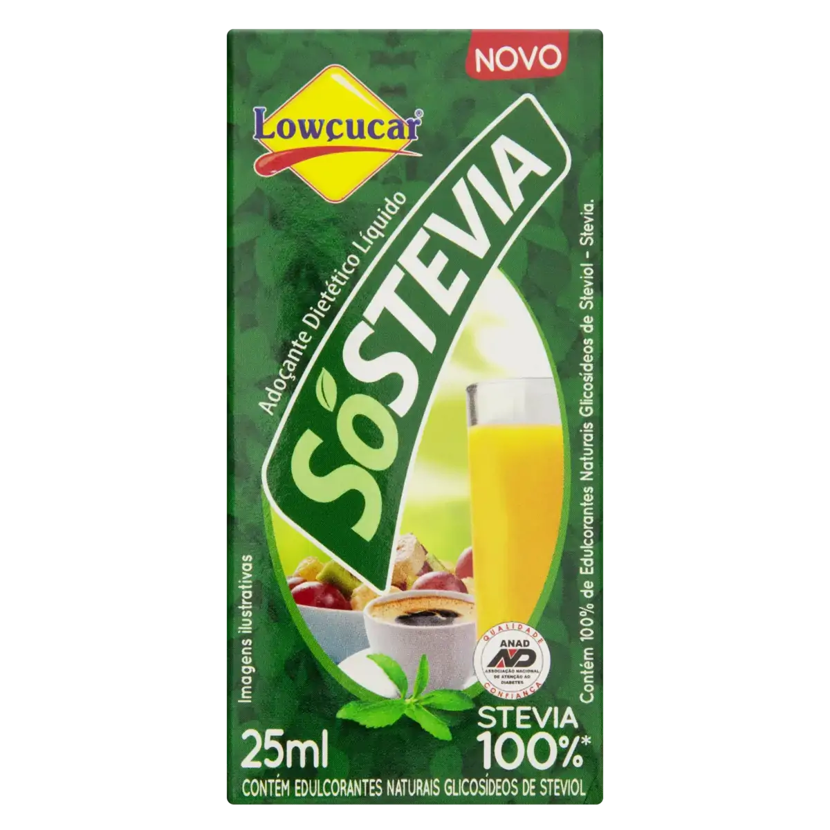 Adoçante Líquido Lowçucar Sóstevia Caixa 25ml