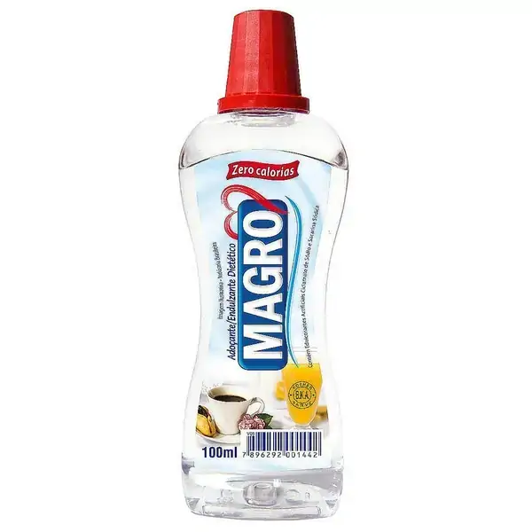 Adoçante Líquido Magro Frasco 100ml