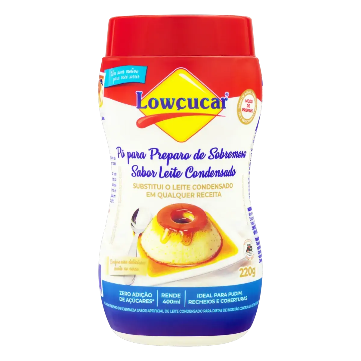 Pó Para O Preparo De Sobremesa Leite Condensado Lowçucar Pote 220g