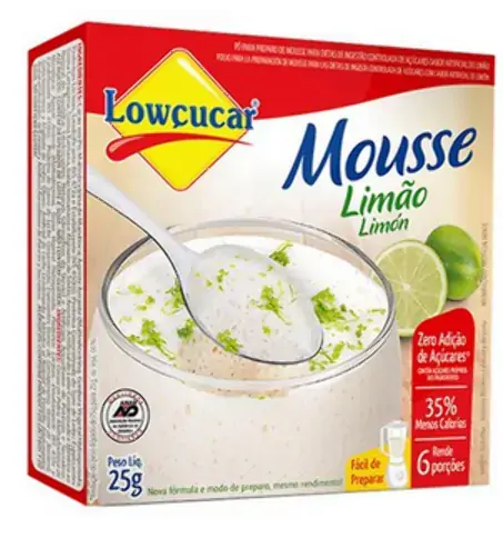 Mist Mousse Lowcucar 75gr Limao