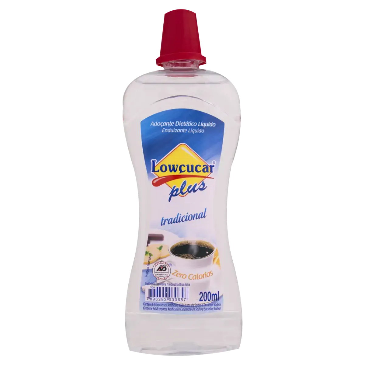 Adoçante Líquido Tradicional Lowçucar Plus Frasco 200ml