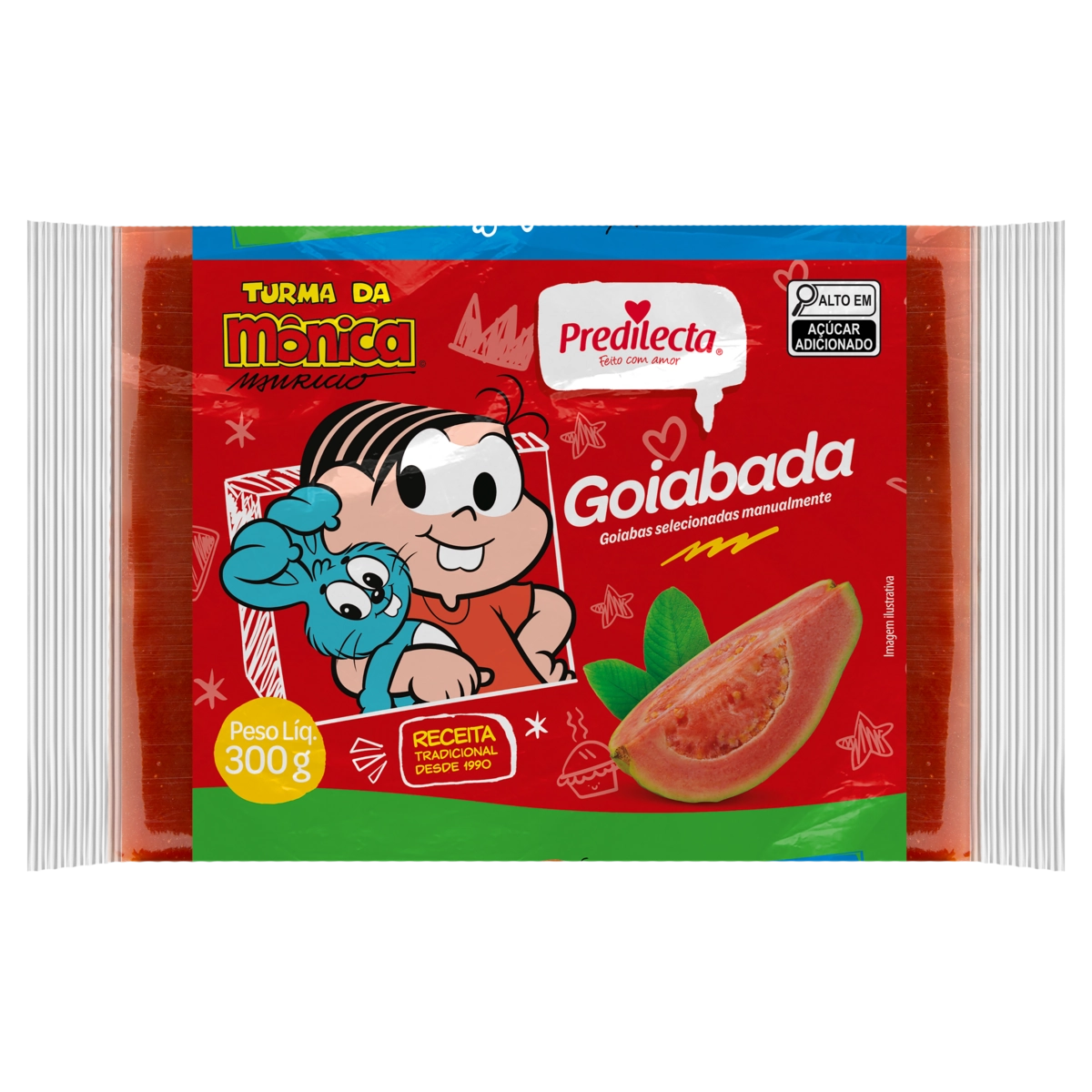 Goiabada Turma Da Mônica Predilecta Pacote 300g