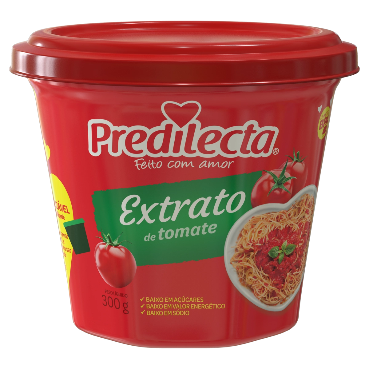 Extrato De Tomate Predilecta Pote 300g
