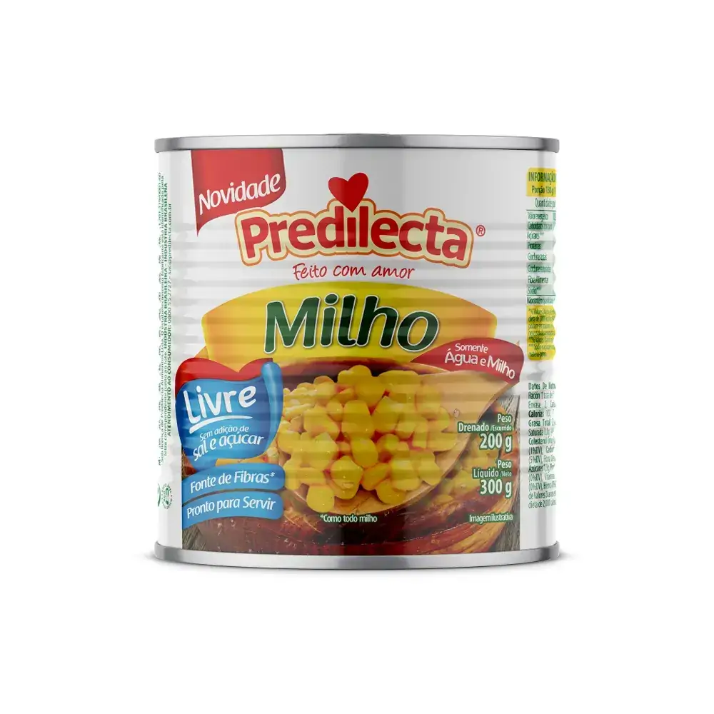 Milho Livre Predilecta 200g Lata