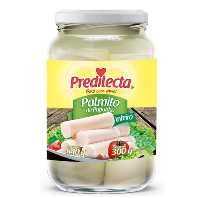 Palmito Pupunha Predilecta 300g Vd Inteiro