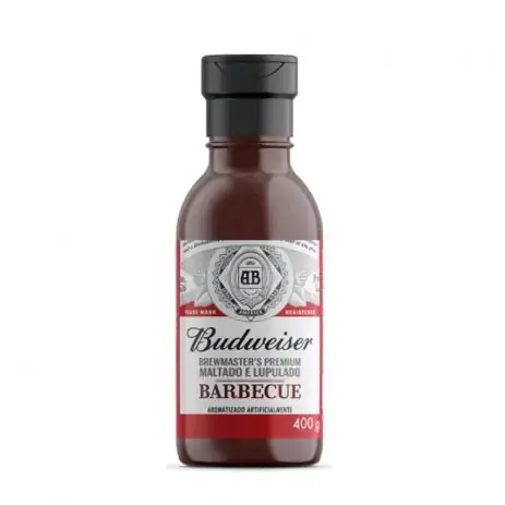 Molho Barbecue Budweiser Squeeze 400g