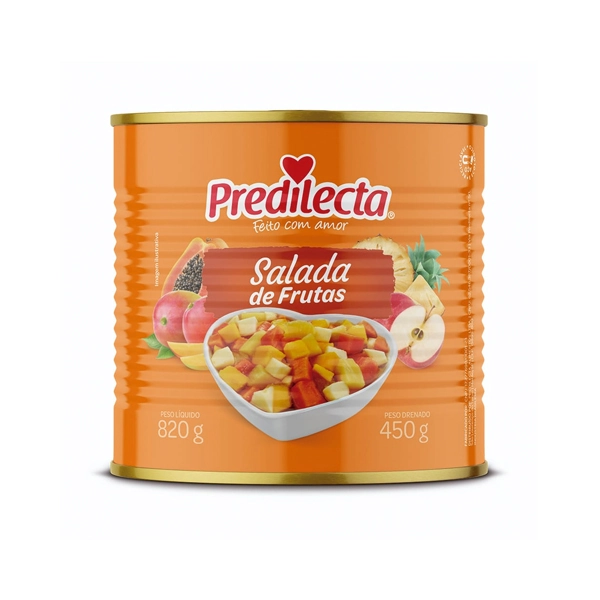 Salada De Frutas Em Calda Predilecta Lata 450g