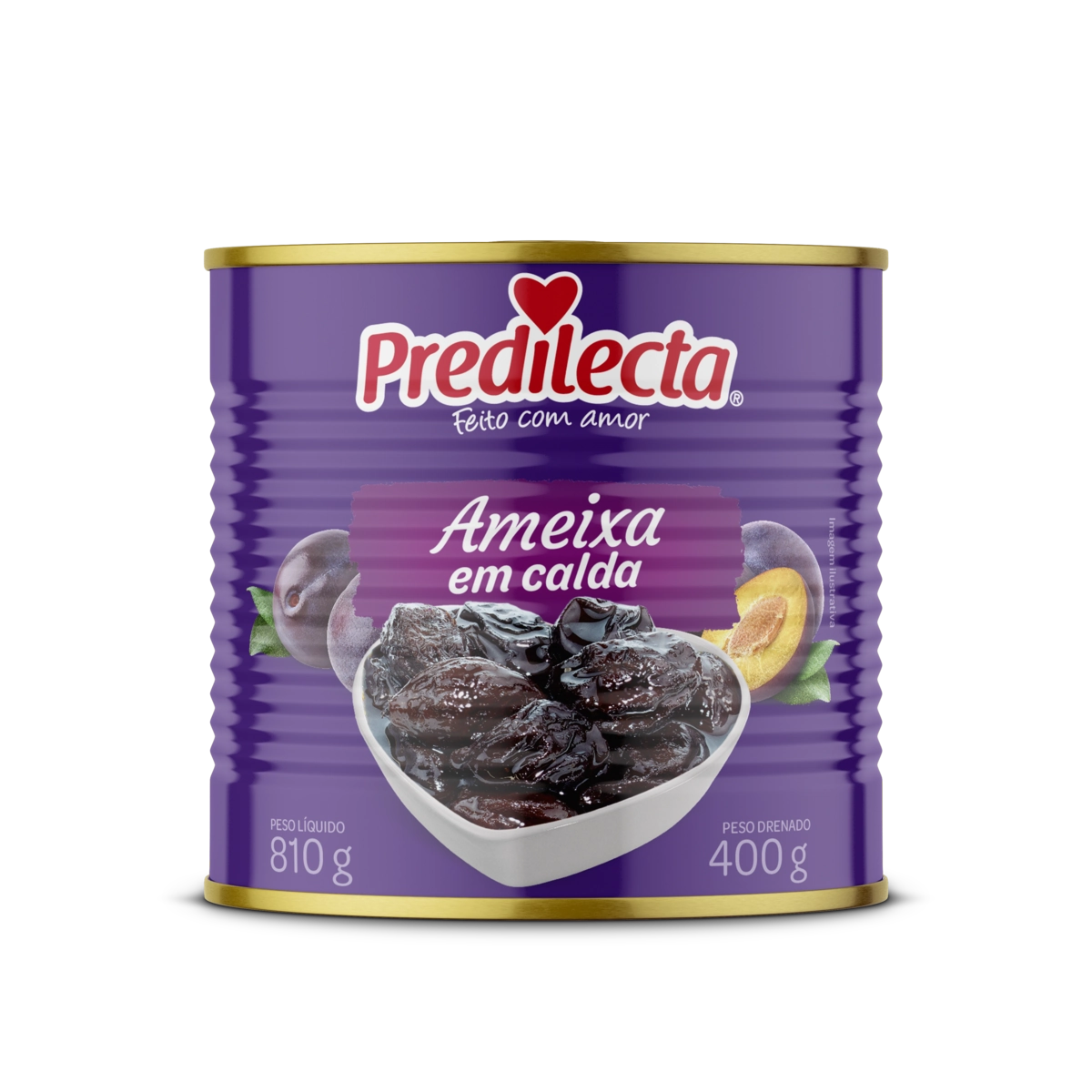 Ameixa Em Calda Predilecta Lata 400g