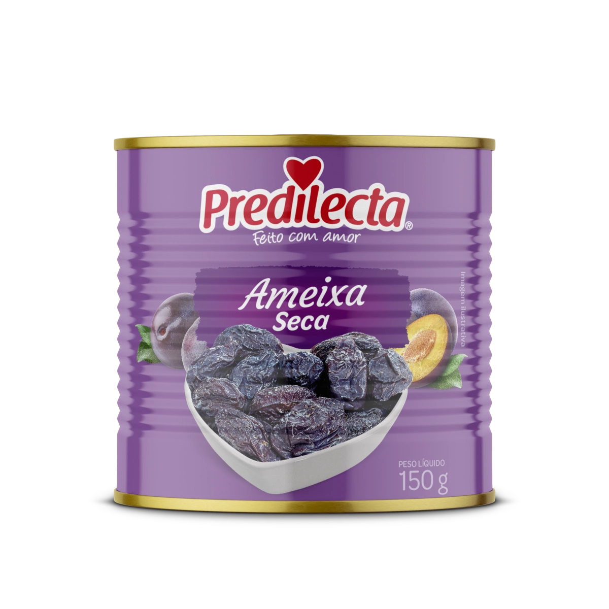 Ameixa Seca Predilecta Lata 150g