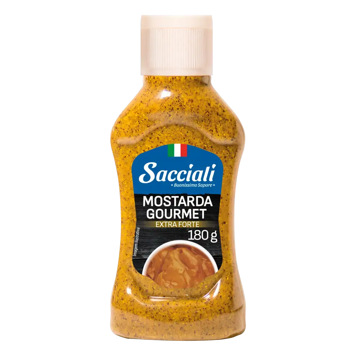 Mostarda Extraforte Sacciali Gourmet Squeeze 180g
