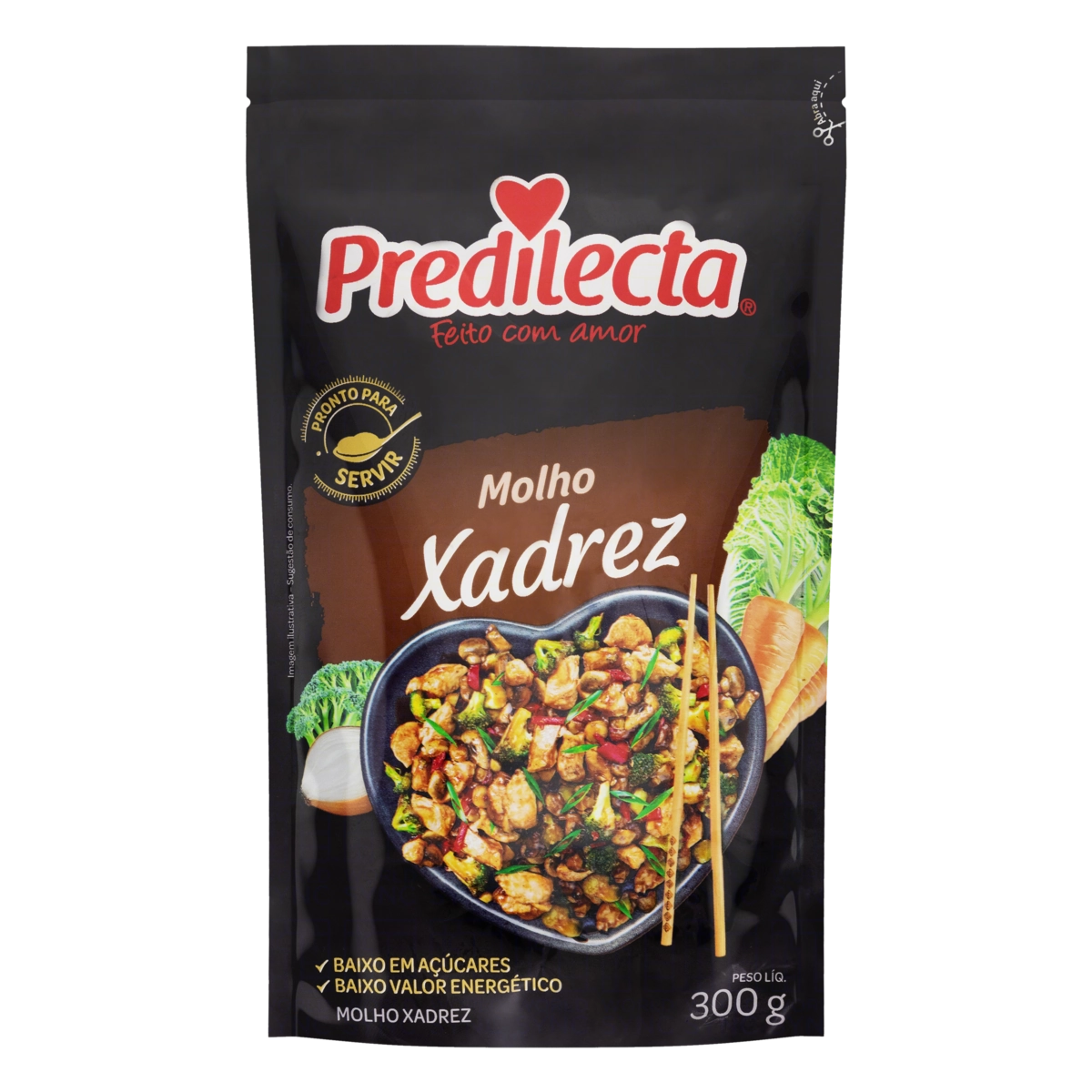 Molho Xadrez Predilecta Sachê 300g