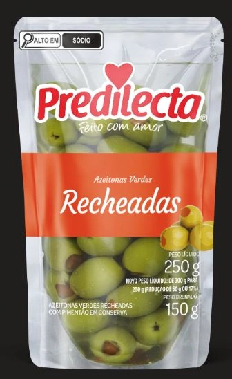 Azeitona Verde Recheada 120 Predilecta