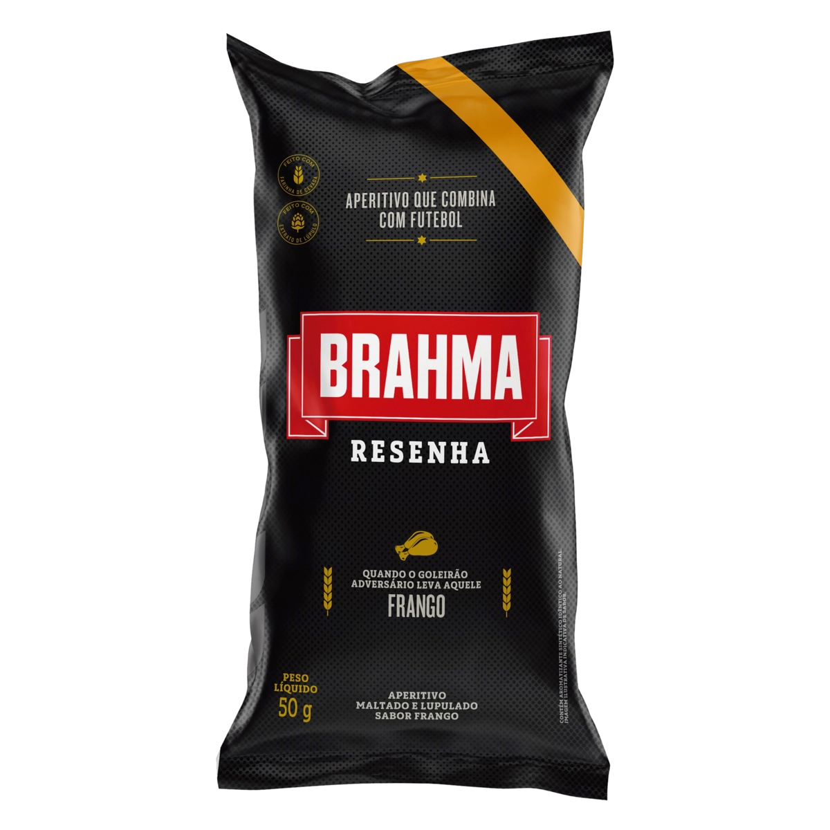 Salgadinho Frango Brahma Resenha Pacote 50g