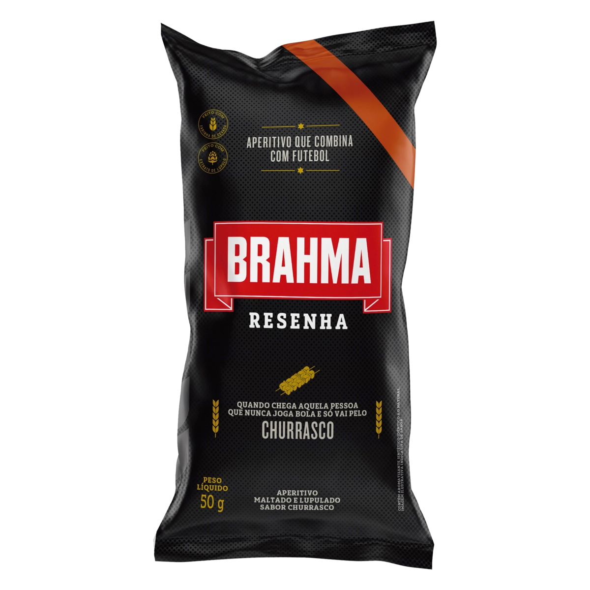 Salgadinho Churrasco Brahma Resenha Pacote 50g