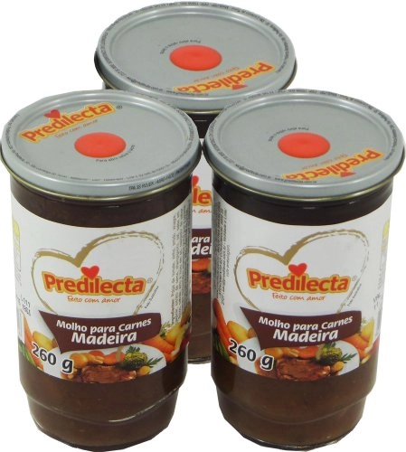 Molho Madeira Para Carne Predilecta Vidro 260g