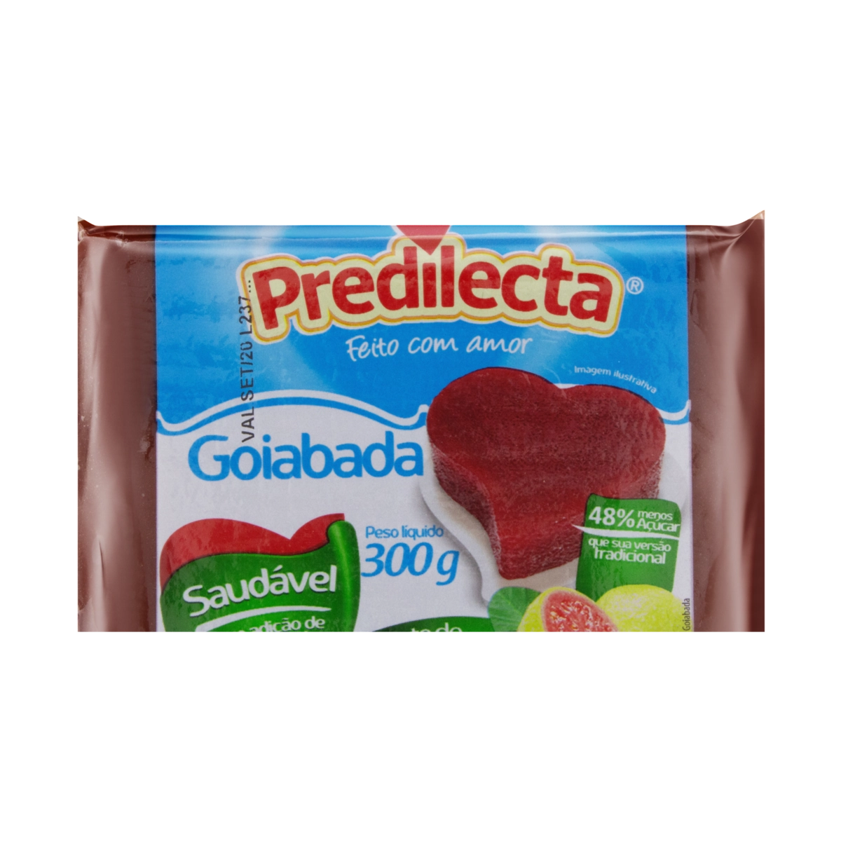 Goiabada Predilecta Saudável Pacote 300g