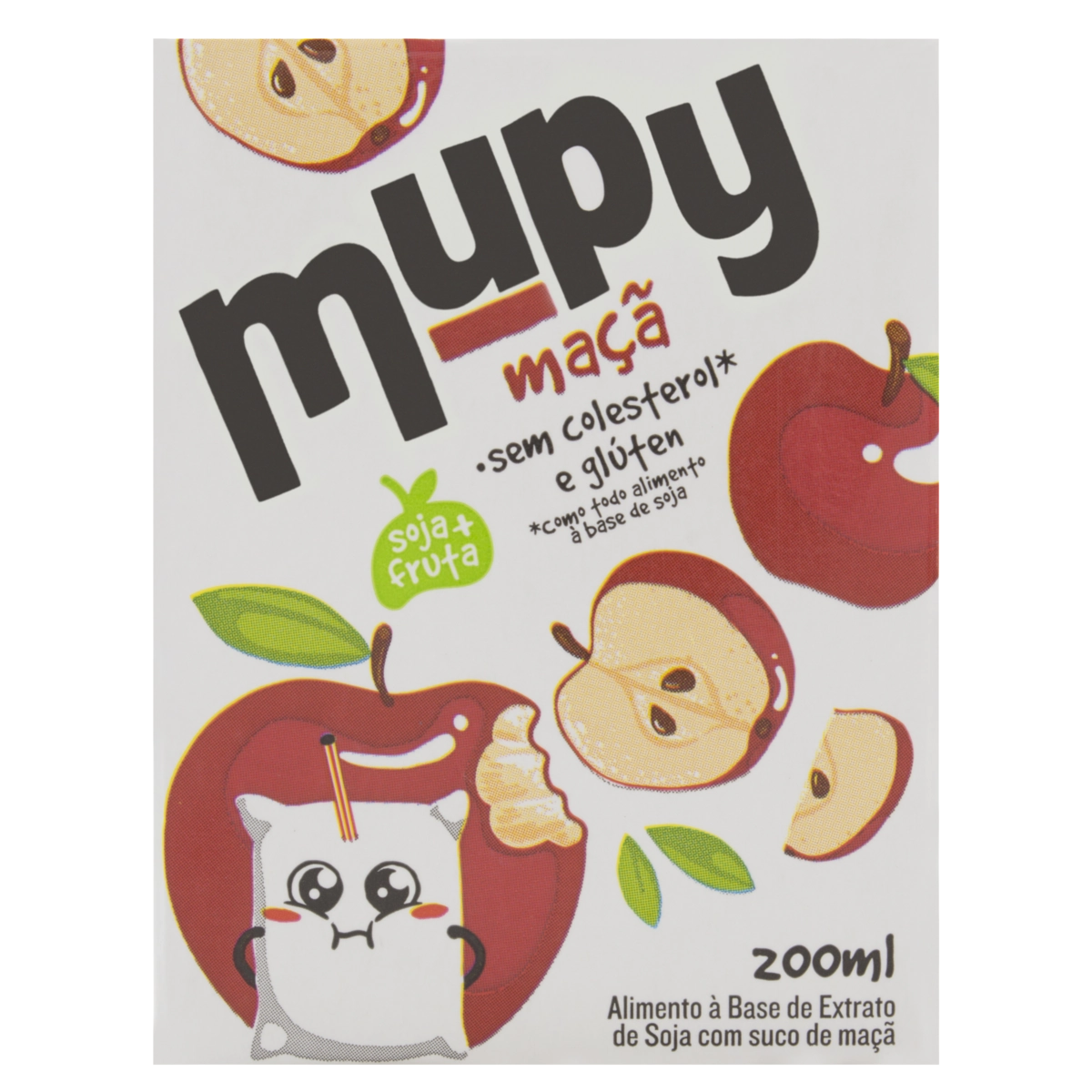 Bebida à Base De Soja Maçã Mupy Caixa 200ml