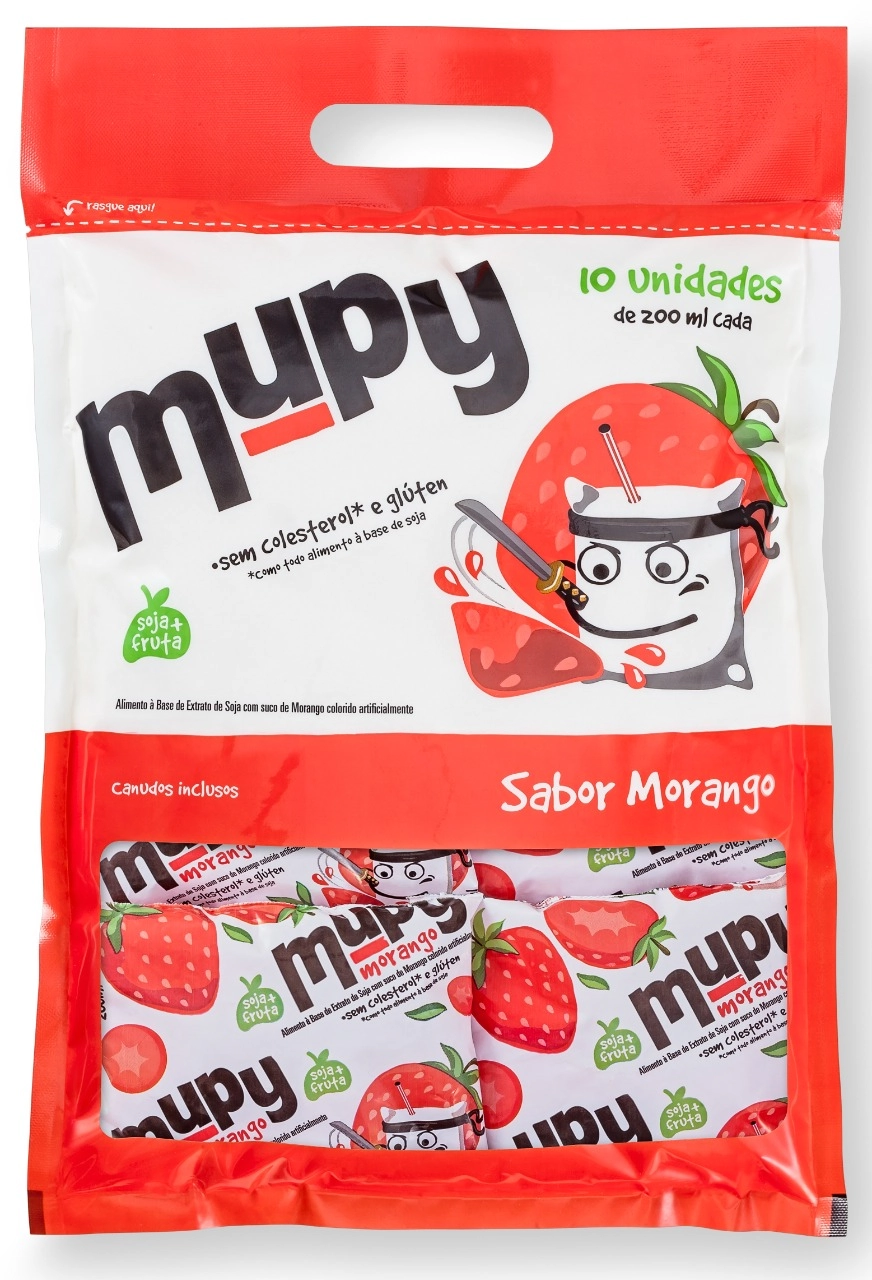 Mupy Saquinho Morango Kit C/4