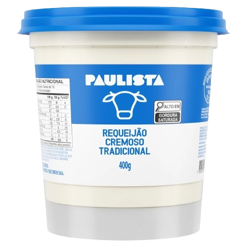 Requeijão Cremoso Tradicional Paulista Pote 400g