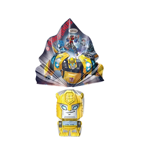Ovo Pasc Choc Leite Transformers Topcau 80g